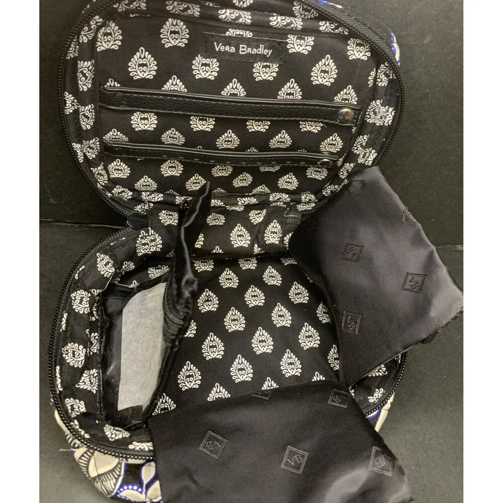 Vera Bradley **SNOW LOTUS** Iconic Jewelry Case Travel Bag NWT - Picture 6 of 7